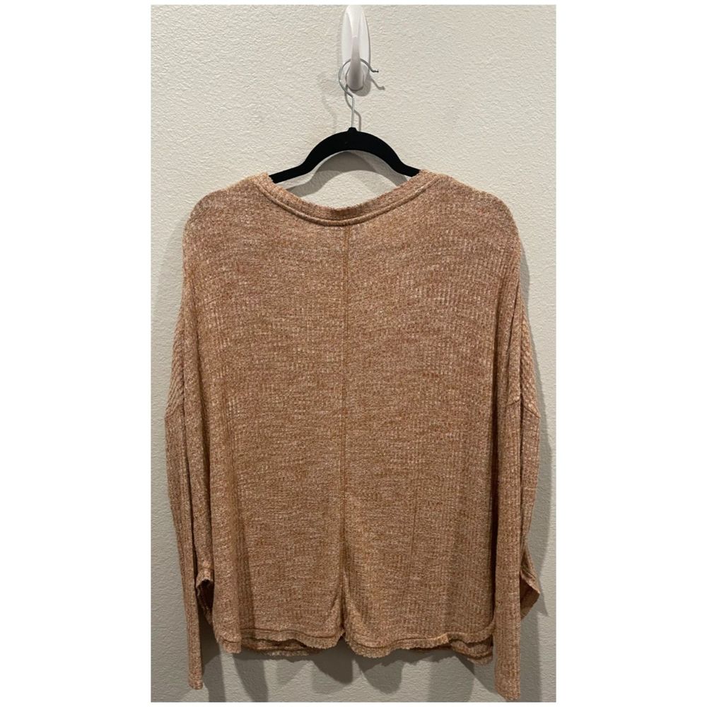 OUT FROM UNDER Jojo Oversized Thermal Button Down Front Top - Picture 6 of 6